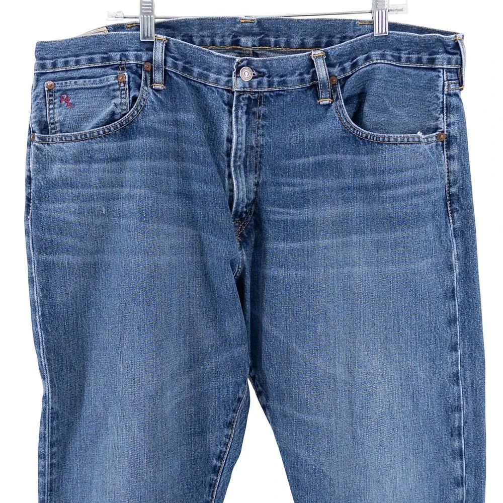 Polo Ralph Lauren Mens 40x30 Hampton Straight Jeans Blue Denim Americana Preppy